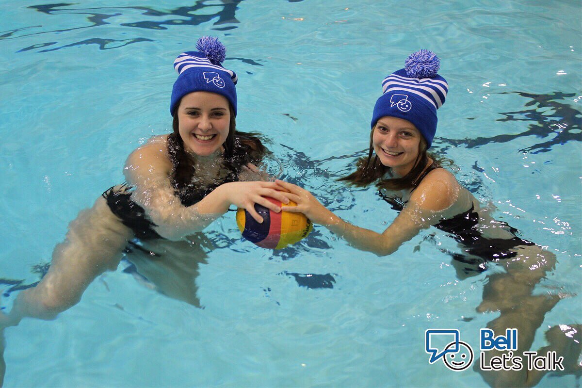 #OneTeamForMentalHealth 🤽🏼‍♀️
.
.
.
#BellLetsTalk #GoMacGo