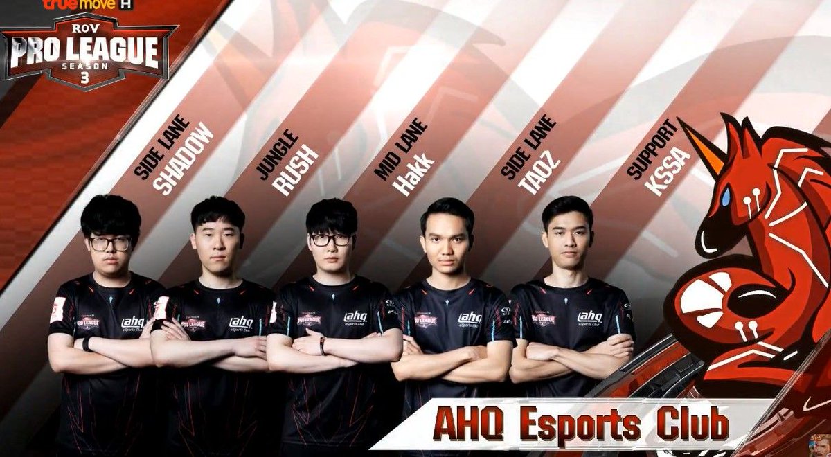 aovworld's tweet photo. [ยืนยัน Line-up 🔥] 
Ahq Esport Thailand V Workpoint Fighting Fish
#WPFF Chitawan, Nongtee, Pyu, Chaser, Gzy
#AHQThailand Shadow, Rush, Hak, KSSA, Taoz
#RoVTH #RPL3 https://t.co/hBkTcjExxk