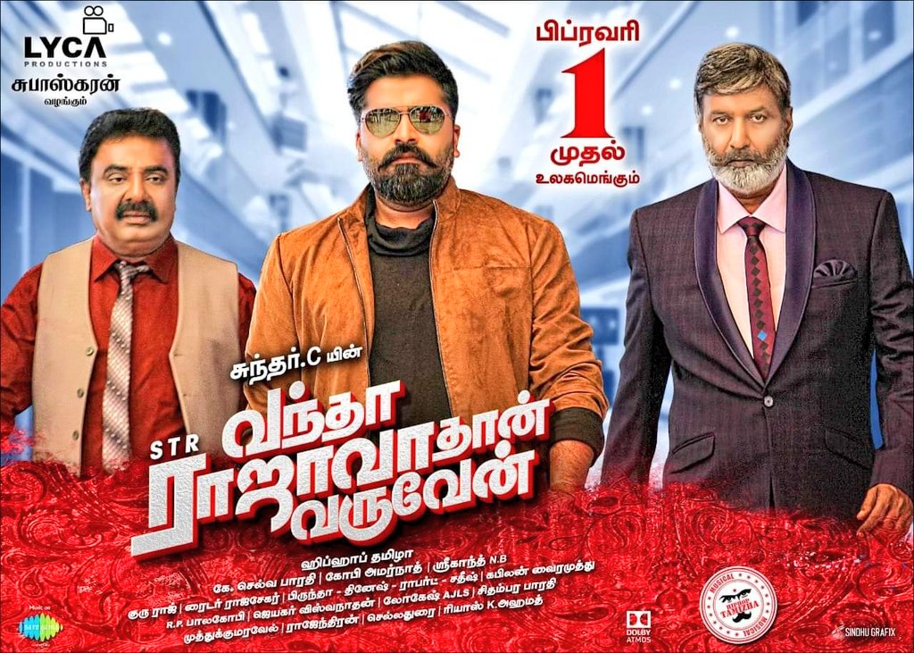 AjithDhoni28's tweet photo. #VRVCarnivalIn2Days #STRBloods #VanthaRajavathaanVaruven #VRVFromFriday https://t.co/a6VAMp1Vip