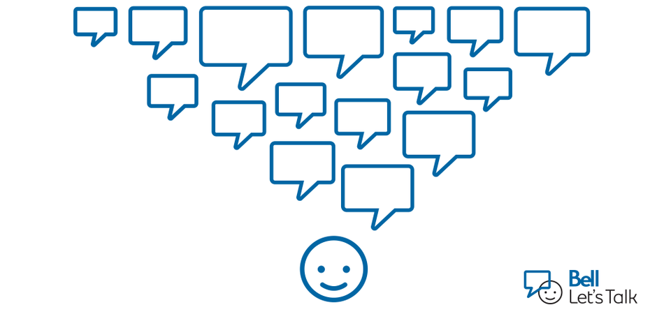 Let’s end the stigma. Let’s talk about mental health <a href="/Bell_LetsTalk/">Bell Let's Talk</a> #BellLetsTalk