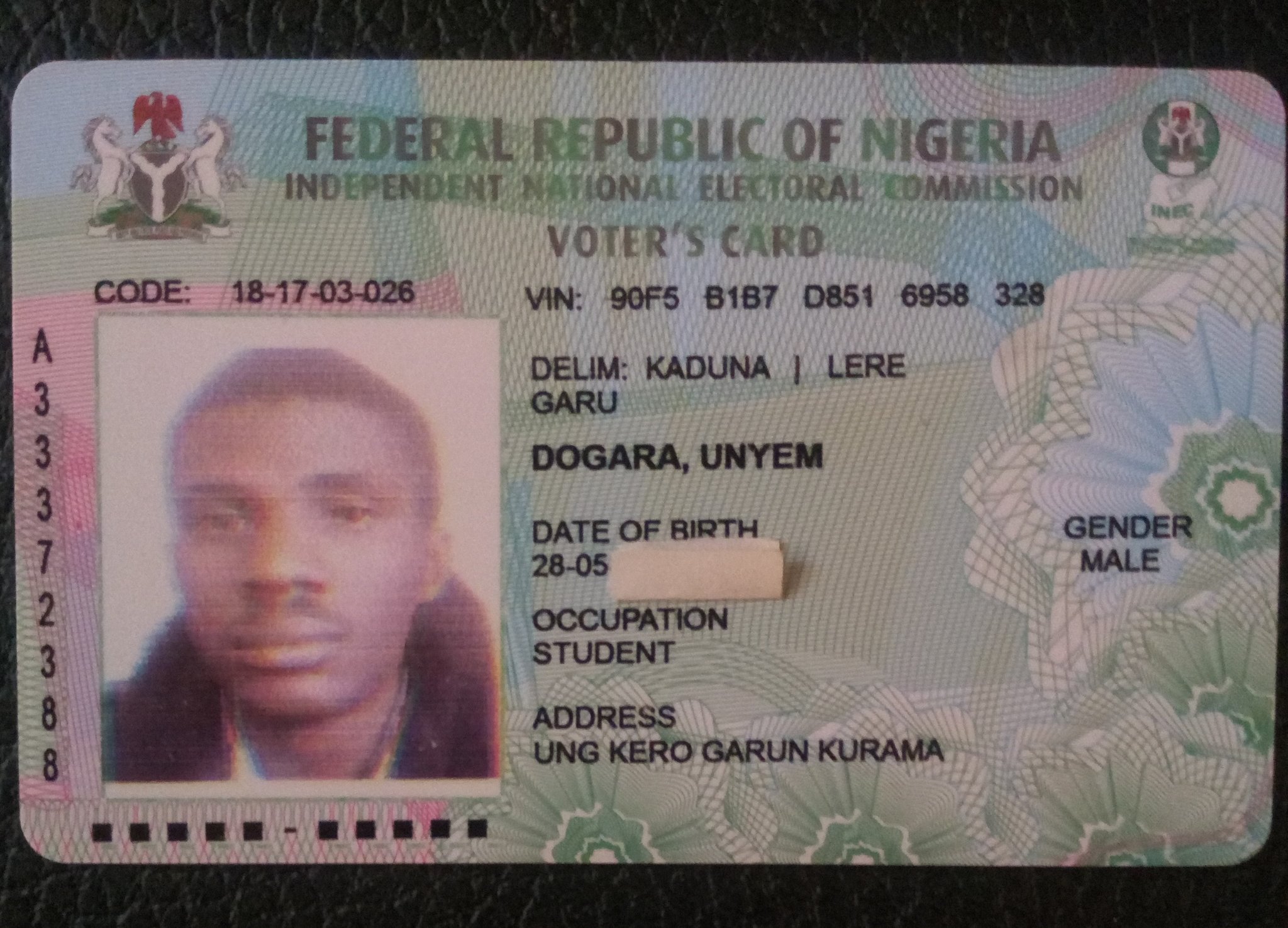 Ung Id Card