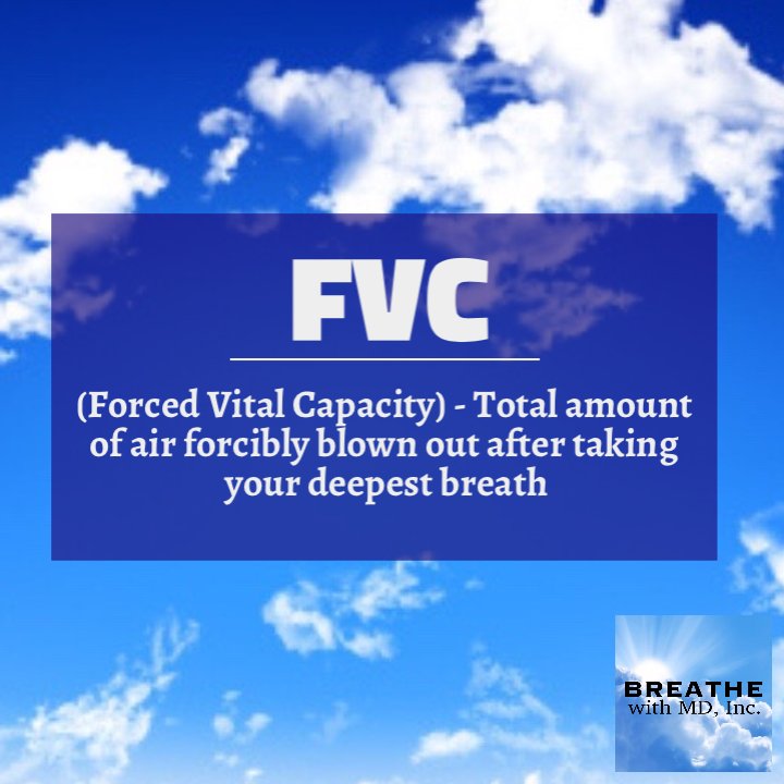 BreathewithMD's tweet image. Do you know what FVC stands for? #PulmonaryFunctionTest #BreathingMuscleWeakness