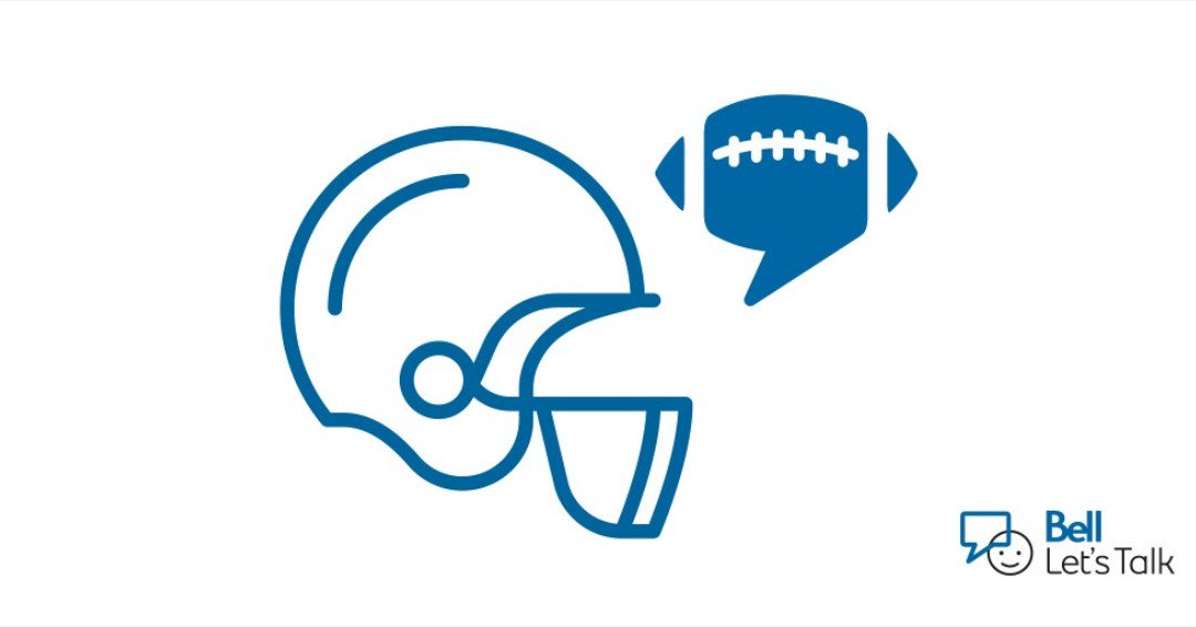 FootballCanada's tweet image. Be a part of the conversation. For every retweet and tweet using the hashtag #BellLetsTalk , Bell will donate 5¢ towards mental health initiatives.

#BellLetsTalk
