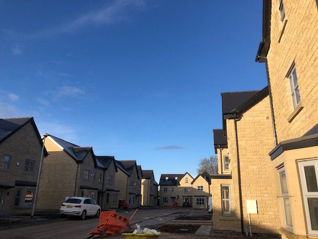 Kingstonebuild's tweet photo. It's snowing all over Cheshire and Lancashire and our site manager at Rotherham sends us this great picture of his view this morning as they continue working in the morning sunshine! #Jealous #freezing https://t.co/Bx81hS5xy2