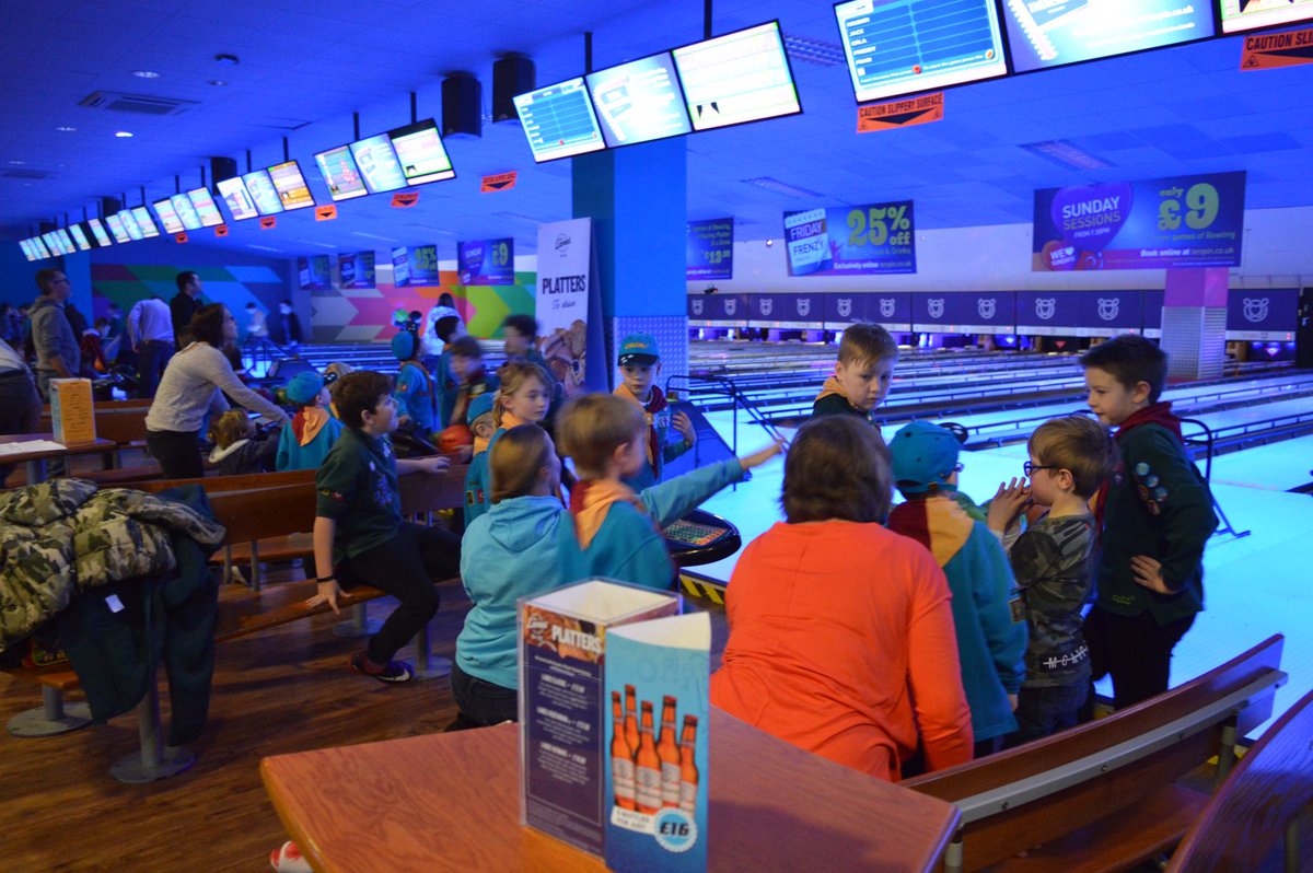 Thank you <a href="/Jambowlree/">Jambowlree</a>. Our badges have arrived! 
Our group had a fab time bowling and taking part on the Worldwide Scout Ten Pin Bowling Competition. #1sthelmsley <a href="/Tenpin_Bowling/">Tenpin Bowling</a> #bowling
