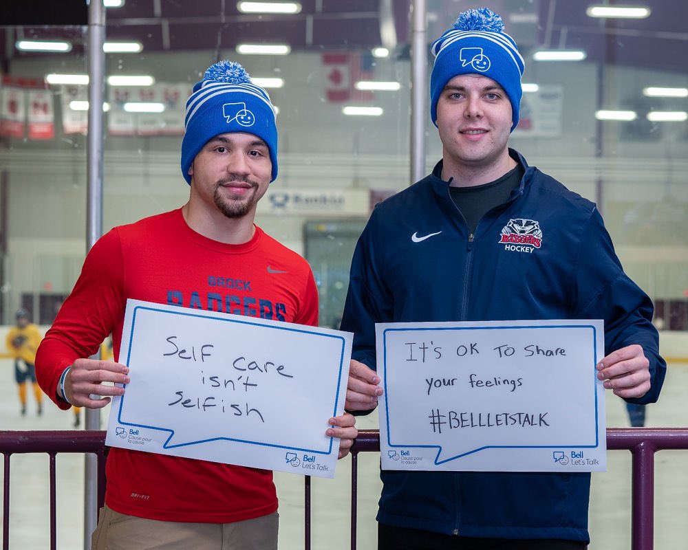 BrockMensHockey's tweet photo. #BellLetsTalk https://t.co/ddMLW8OLr1