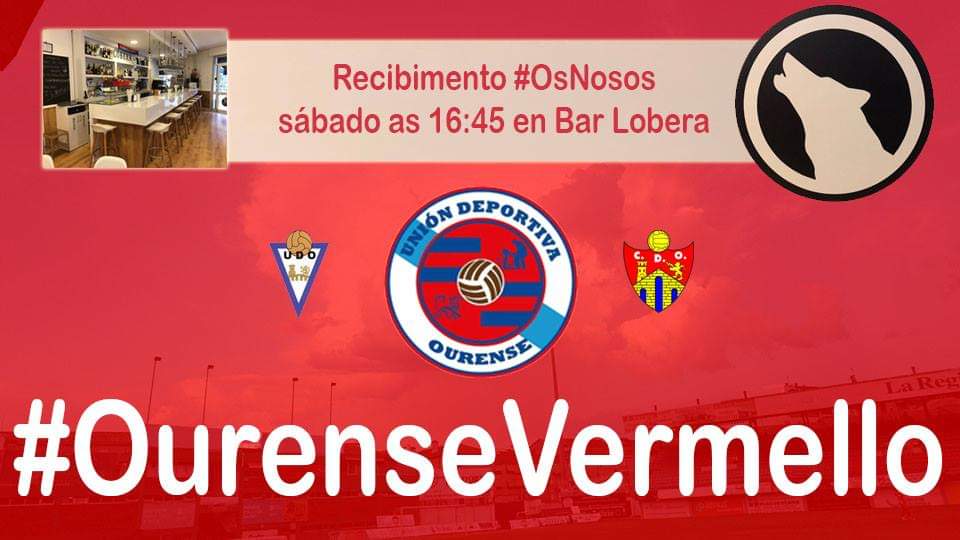 Este sábado recibiremos aos nosos antes do partido contra a Ponte, ás 16:45 no bar Lobera. Non faltedes, OURENSE SOMOS NÓS!