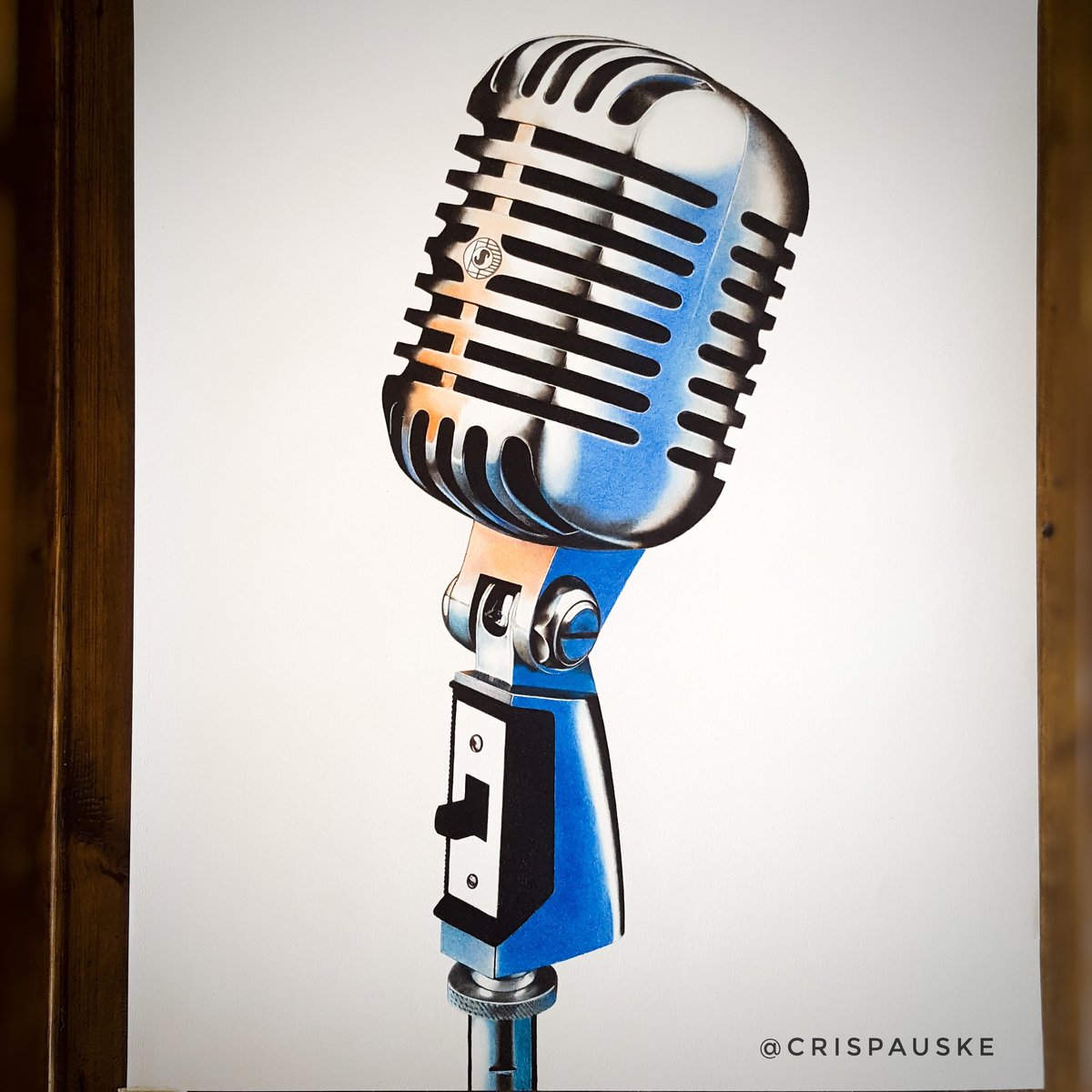 Cris' on Twitter: "Finally, completed this commissioned 'Elvis Presley' Mic Sized 64.8x50cm, A2 I used @FaberCastell @CansonPaper 224gm. To achieve the tone variations and blending, I used Cotton buds. #