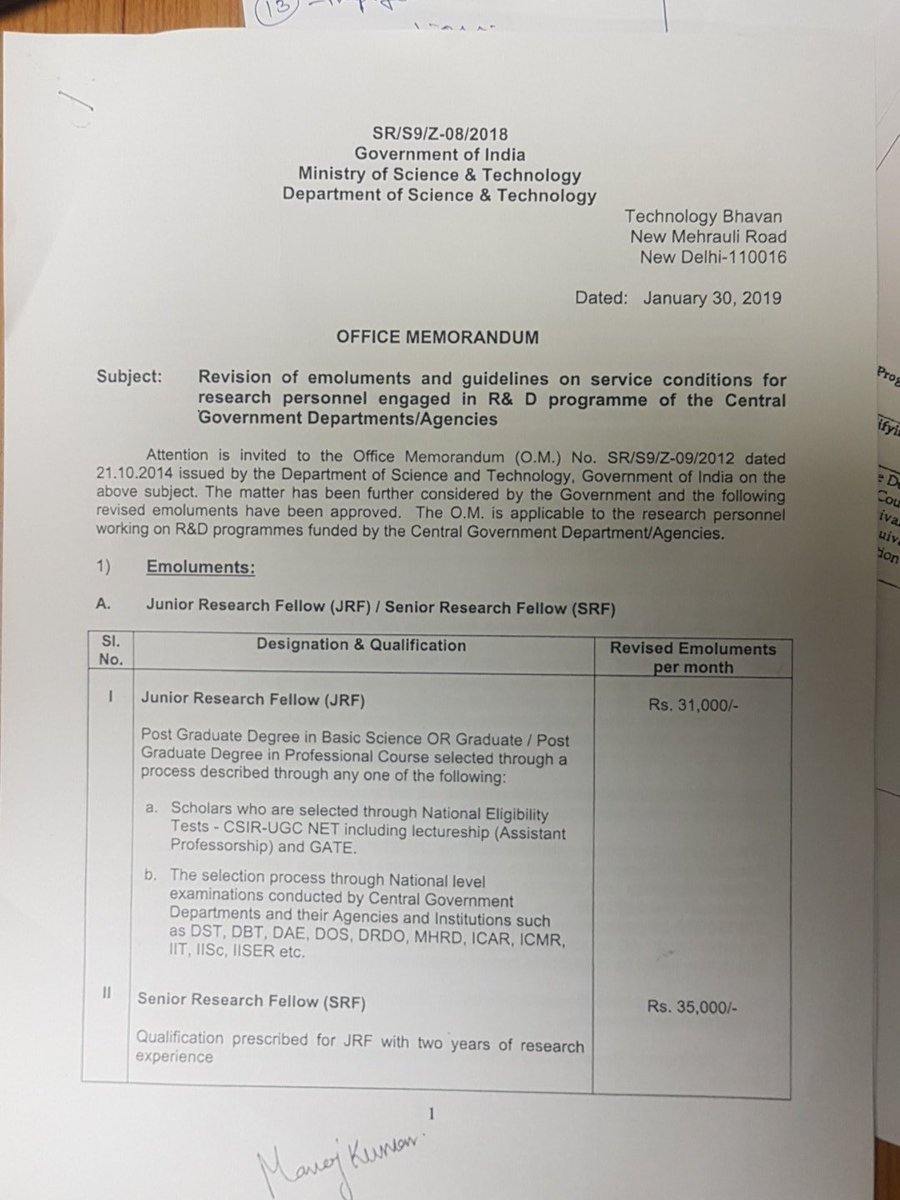 Research Scholars of India(RSI) (@researchschola6) on Twitter photo Respected minister of <a href="/HRDMinistry/">The Students Circle ➐</a> shri <a href="/PrakashJavdekar/">Prakash Javadekar</a> sir, <a href="/IndiaDST/">DSTIndia</a> <a href="/drharshvardhan/">Dr Harsh Vardhan</a> we <a href="/ResearchSchola6/">Research Scholars of India(RSI)</a> are unable to accept this. We apologise bt this way Research Scholars of India will not participate in qualitative research in R&D sector.
Thanks for your greatest hike Respected minister of <a href="/HRDMinistry/">The Students Circle ➐</a> shri <a href="/PrakashJavdekar/">Prakash Javadekar</a> sir, <a href="/IndiaDST/">DSTIndia</a> <a href="/drharshvardhan/">Dr Harsh Vardhan</a> we <a href="/ResearchSchola6/">Research Scholars of India(RSI)</a> are unable to accept this. We apologise bt this way Research Scholars of India will not participate in qualitative research in R&D sector.
Thanks for your greatest hike