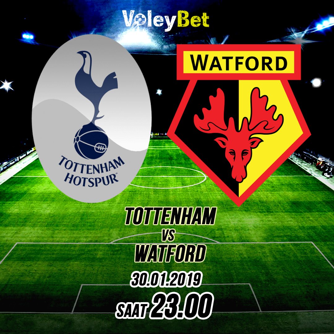 İngiltere Premier Lig Maçın'da Tottenham ve Watford'a başarılar dileriz !Bahis Heyecanı voleybet.com Voleybet'te! #watford #tottenham #uefa #uefaavrupaligi #voleybet #bahis #canlıbahis #iddaa #BirTavsiyemde