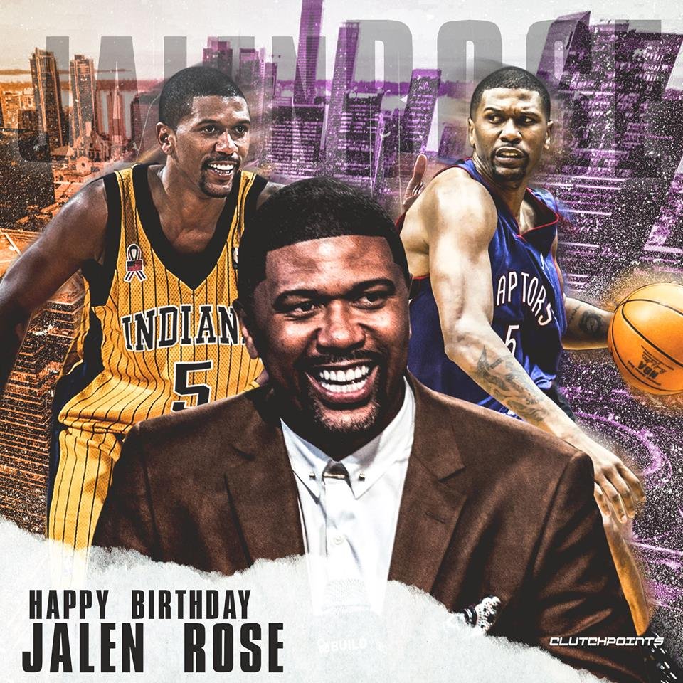 Happy 45th birthday to Jalen Rose!  