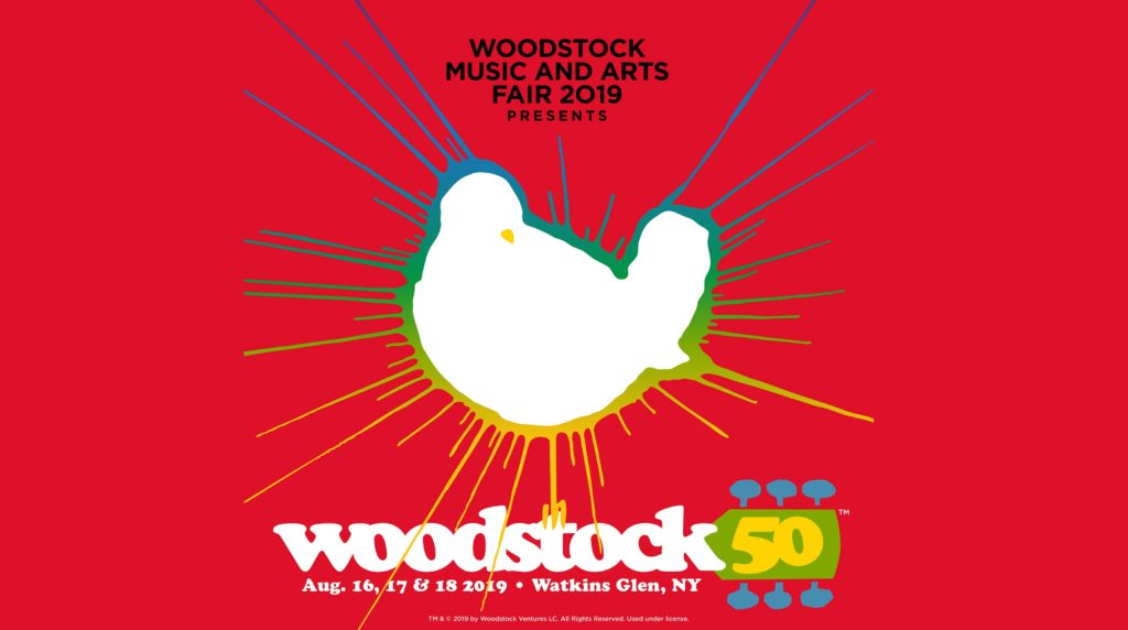 The iconic Woodstock Festival which was first held in 1969 and celebrates its 50th anniversary on August 16-18 in Watkin Glen (Upstate NY).  The lineup includes Santana | ow.ly/NLw730nvOxg