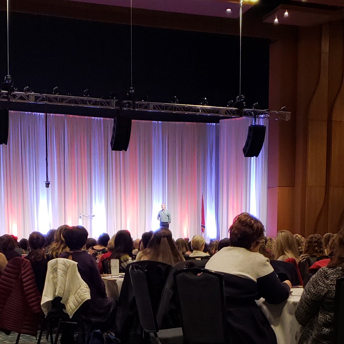 donuts_and_sped's tweet photo. @gerrybrooksprin is warming up this chilly Nashville morning with laughter and the real truths of teaching! #TNPIE2019 https://t.co/L8OGcIlpeP