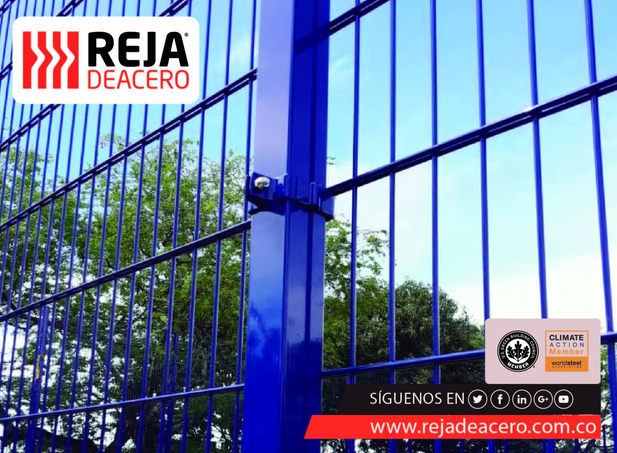 RejaDeacero_Col's tweet photo. La Reja de Acero con 3 capas anticorrosivas; zinc, zirconio y poliéster termo-endurecido; todas con el ﬁn de brindar mayor durabilidad y resistencia. #Barranquilla
Visítenos en: https://t.co/pe4kquFNzQ #RejadeAceroCo
#ExpertosenRejas https://t.co/2ZH5OfKI2Y