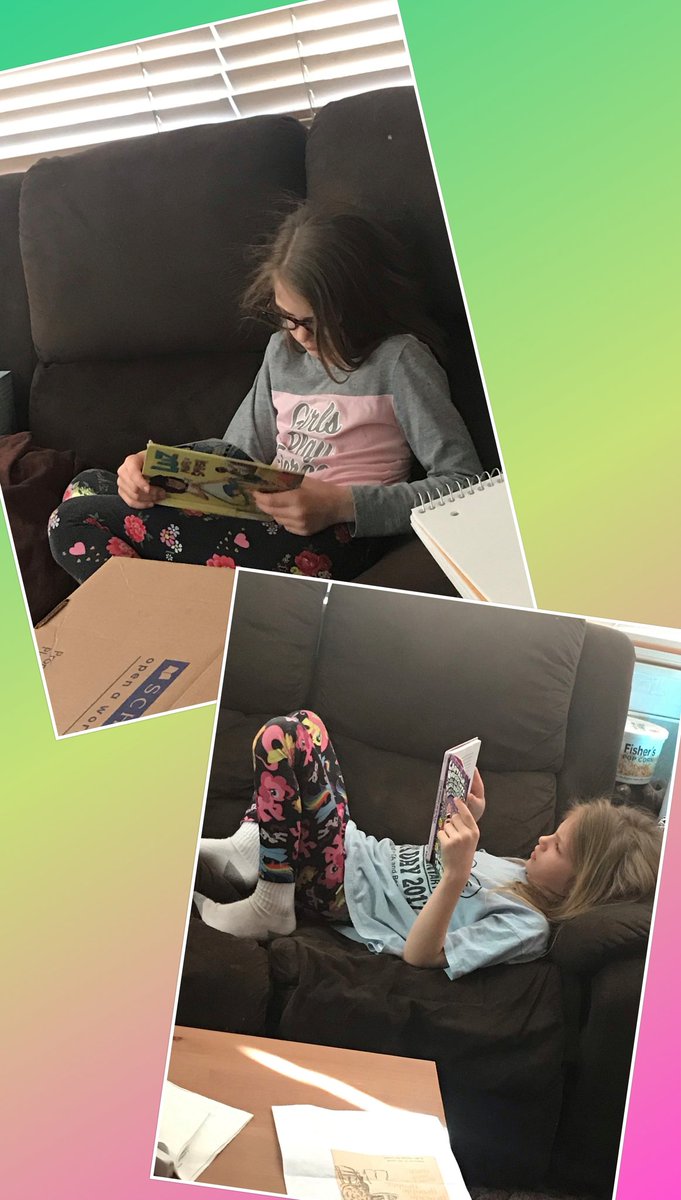 L👀k what we spotted!!  Two of <a href="/DundalkES/">Dundalk Elementary</a> students spending their snow-morning reading! #Proud <a href="/_mparker3/">Michael A. Parker</a> <a href="/megs1505/">Megan Tarantola</a> <a href="/BCPS_ELA/">BCPS ELA</a>
