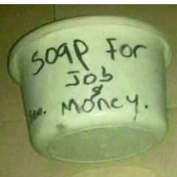 lfamide's tweet image. This soap is for money and job DM me if need it
