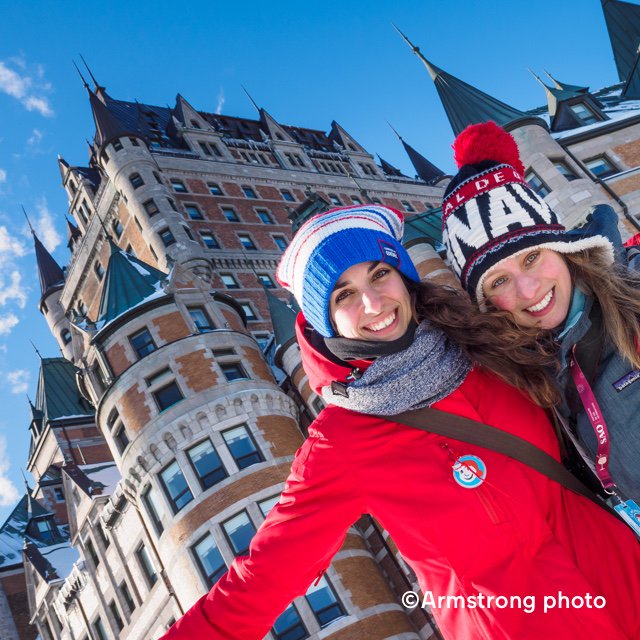 VIA_Rail's tweet photo. LAST CHANCE: All aboard for the Carnival! Enter for a chance to win 2-night stay at  at the Fairmont Le Château Frontenac + 4 official passes to the Carnaval de Québec + 4 Business class tickets to get you there. @LeCarnaval_QC @FairmontFronten 
https://t.co/IBQAsi0E7e https://t.co/VLbVsANY91