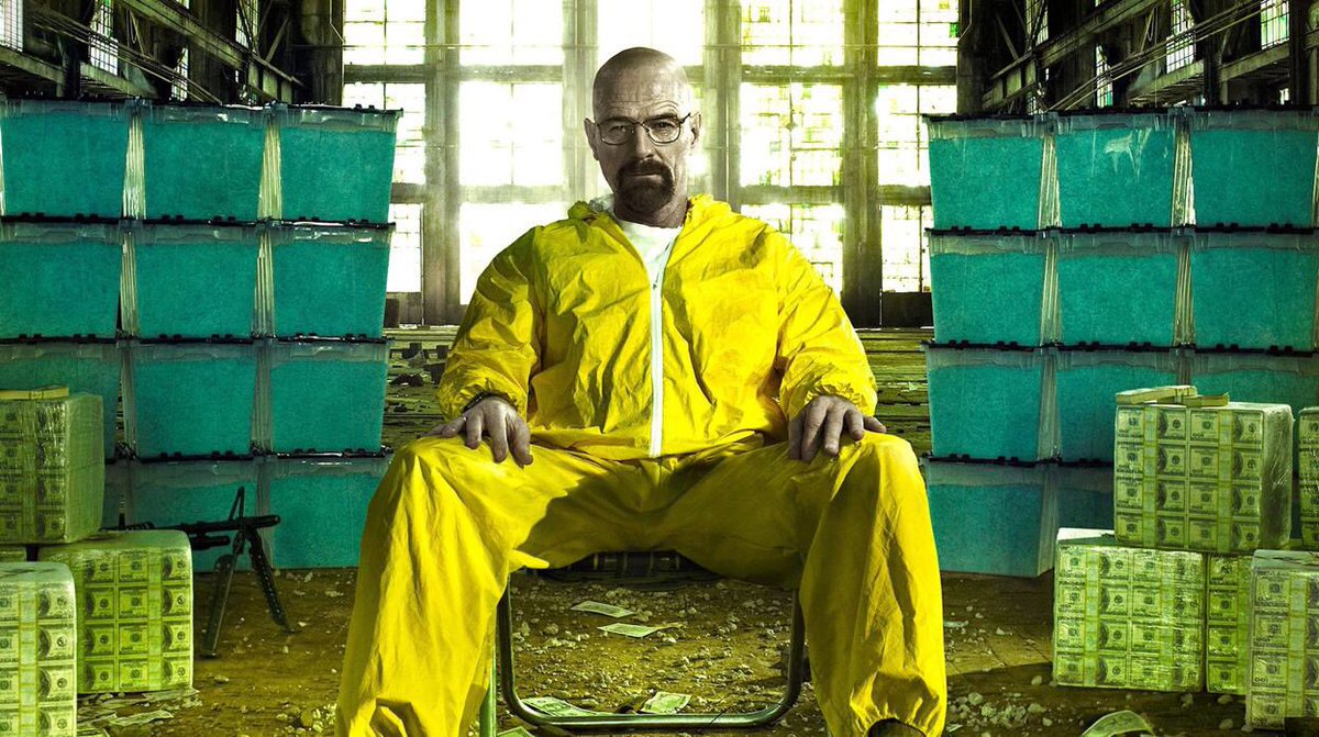 FilmnBreak's tweet image. Breaking bad

IMDb 9,5/10
Google users 97%
Filmaffinity 8,8/10

"You clearly don't know who you're talking to, so let me clue you in.
I am not in danger, Skyler. I am the danger. A guy opens his door and
gets shot, and you think that of me? No! I am the one who knocks!"

#amc