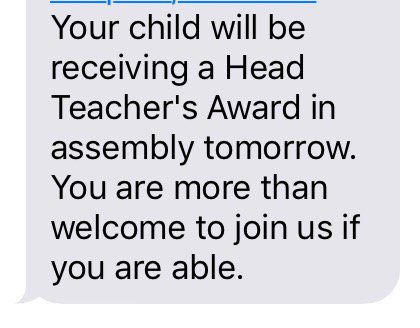 EricadiMartino2's tweet photo. The type of text that makes a working parent feel very proud and very guilty at the same time..... #cantbethere #missingmilestones https://t.co/6P5G4iewaJ
