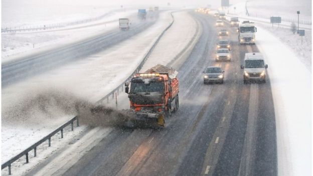 CartmelSticky's tweet photo. can you spot our Cartmel Sticky Toffee Pudding Co. van?
Peter is an excellent driver & drove to suit the weather conditions with the snow plough as lead vehicle! Pic taken on M6 near Tebay.
#PuddingLove #Cartmel #puddingpower #comfortfood #coldweatherhotpudding https://t.co/FidUQPPlyN