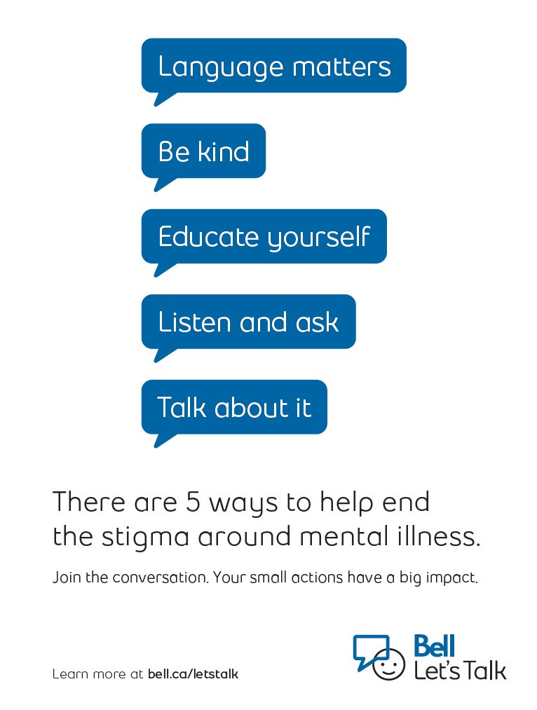 Today is #BellLetsTalk. If you feel like you need help, the Mental Health Mobile Crisis Team helps children, youth &amp; adults and is available 24/7. Call 902.429.8167 or 1.888.429.8167 (toll free) any time. #BellLetsTalk