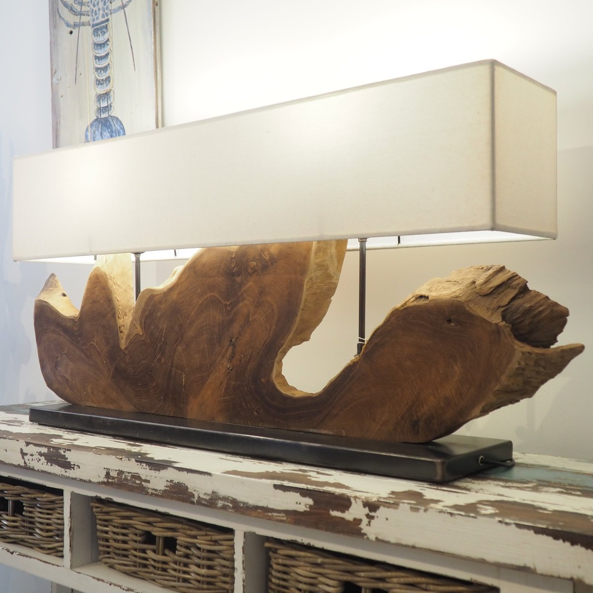 RusticHouseCafe's tweet image. Just sold one of these magnificent reclaimed teak double Naga lamps from our showroom. How stunning will that look in their hallway. #rusticlighting #uniquelook #homedecor