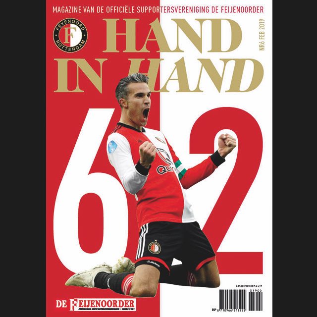 Vers van de pers! De nieuwe cover van ons magazine Hand in Hand. Boordevol Feyenoord verhalen en uiteraard een terugblik op De Klassieker. 

Word voor 6 februari lid en ontvang ‘m op 8 februari in de bus. 
▶️ defeijenoorder.nl/word-lid/