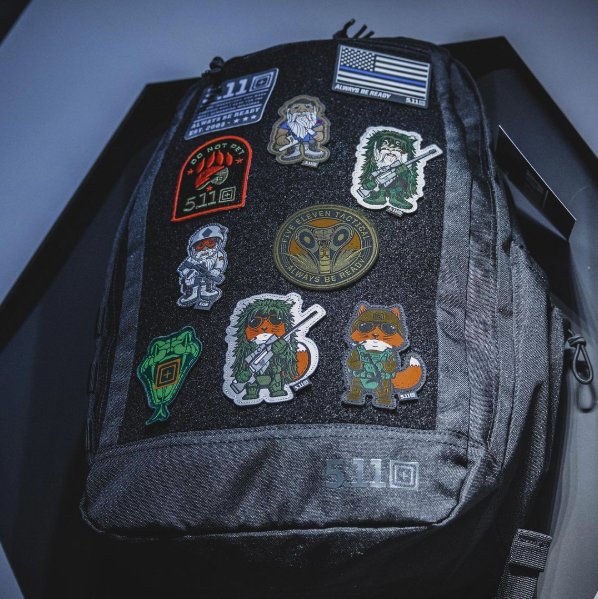 5.11 Tactical on X: There's no such thing as too many 5.11 patches -  especially on a 5.11 backpack. What are some of your favorite things that  your 5.11 patches go on?