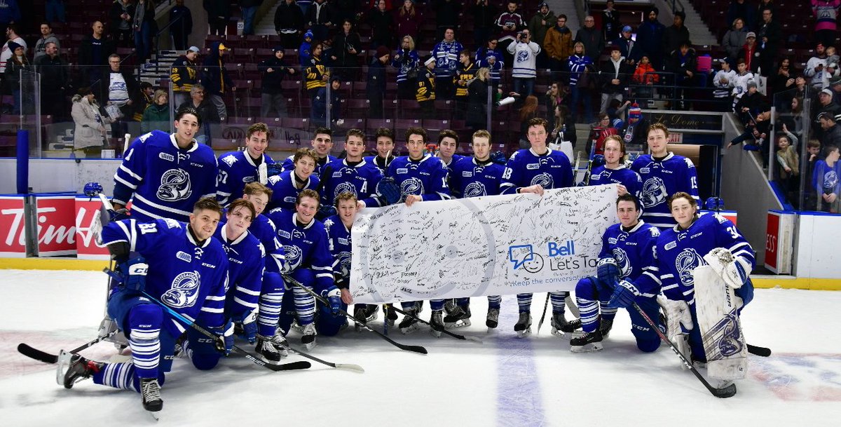 OHLSteelheads's tweet photo. #BellLetsTalk https://t.co/04jdVwaUj9