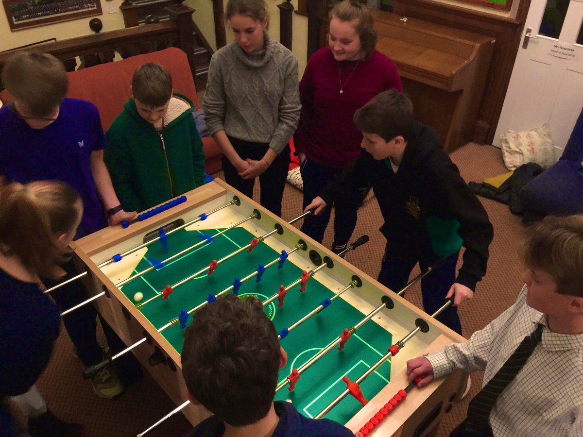 Table football is heating up! We’re awaiting the results of the semi-finals ⚽️ #tablefootball #housecompetitions #iloveboarding
