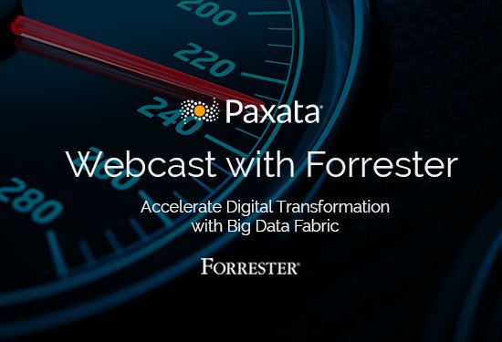 Paxata's tweet photo. Learn about the trends, benefits, challenges and use cases of Big Data Fabric during this on-demand webcast, Accelerate Digital Transformation with #BigData Fabric, featuring #Forrester. https://t.co/FVecyTCw3f #InfoInspired #Paxata #WebcastWednesday https://t.co/PjTQFnJdxk