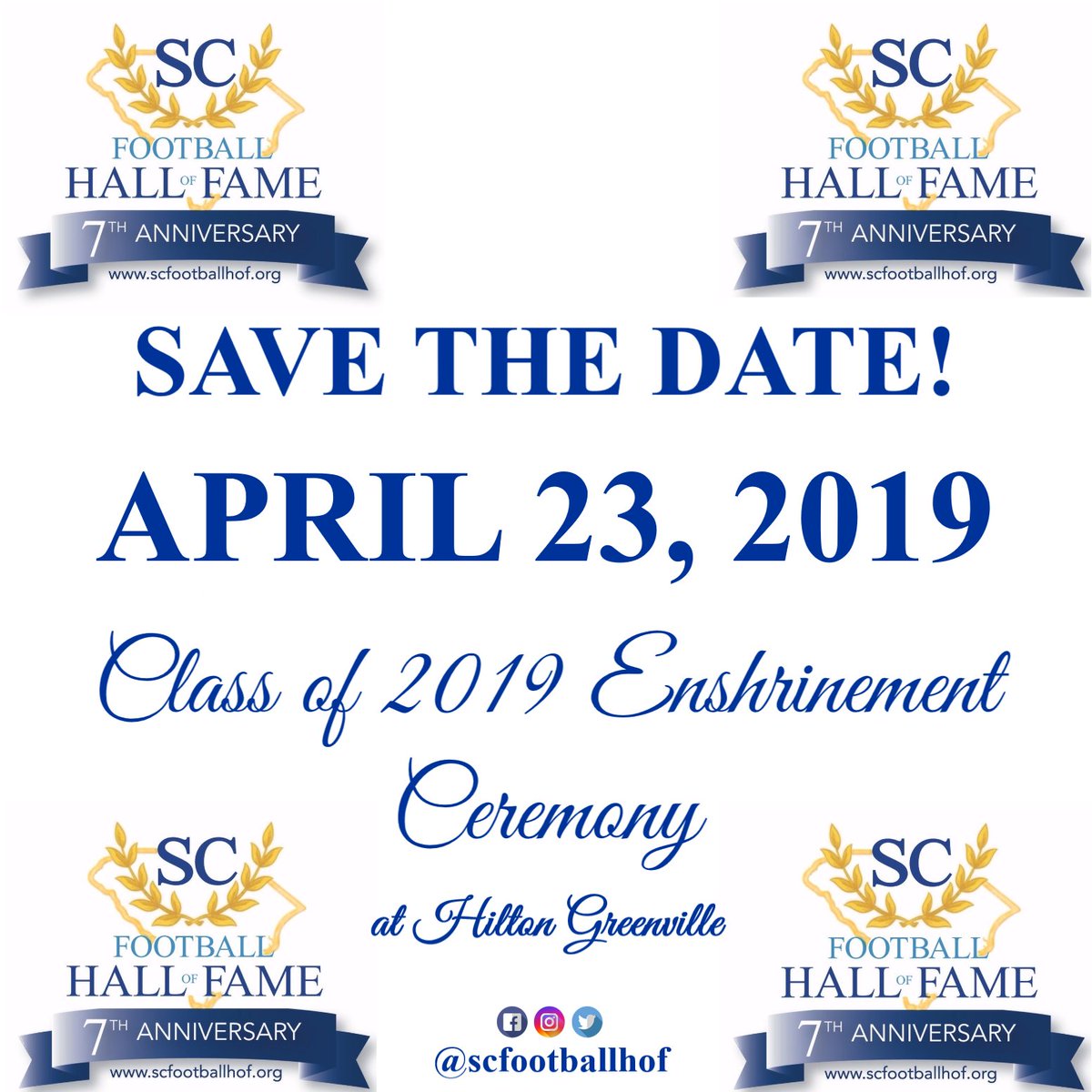 SCFootballHOF's tweet image. Coming Soon! #SCFHOF19 #VIPAfterParty #SCStrong
scfootballhof.org/event/class-of…