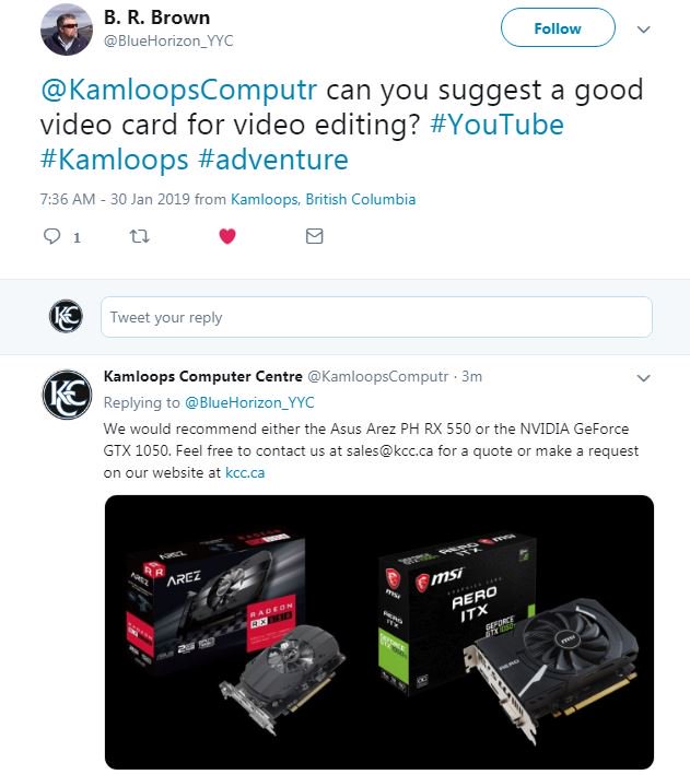KamloopsComputr's tweet image. We had an inquiry tweet today! Feel free to send us a tweet or DM for any #computerquestions you may have! You can also request a quote online at kcc.ca