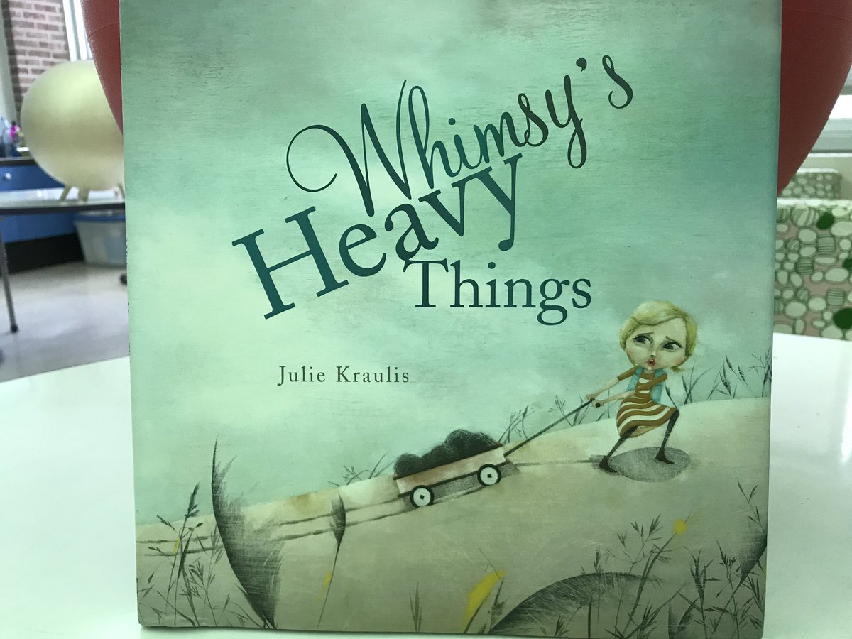 Whimsy’s Heavy Things by Julie Kraulis is my favourite read-aloud to help start the conversation about what we carry with us and how it affects our lives. What’s yours? #BellLetsTalk
