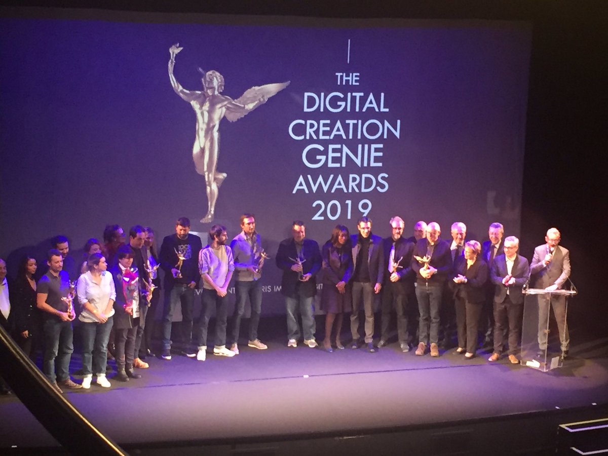 Ainsi s’achève cette belle soirée des Digital Creation Genie Awards... on se retrouve demain pour #PIDS19, la suite !