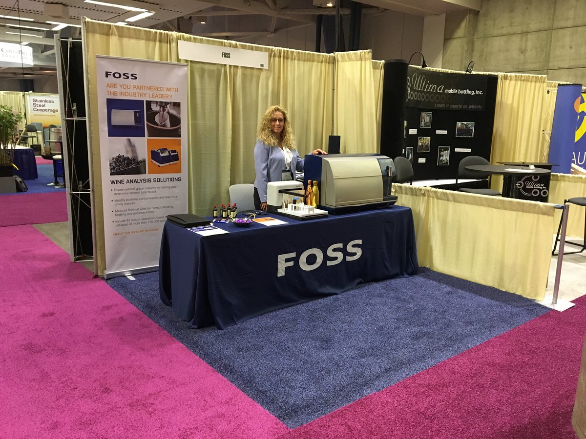 FOSS_Americas's tweet photo. Are you attending @theunified? If so, stop by booth #1007 to discuss your wine analysis with one of our industry experts! We also have HAPPY HOUR at 3PM today - see you there!
#UWGS #Unified #WineTesting #HappyHour #WineScan #OenoFoss https://t.co/jhSZGsldBw