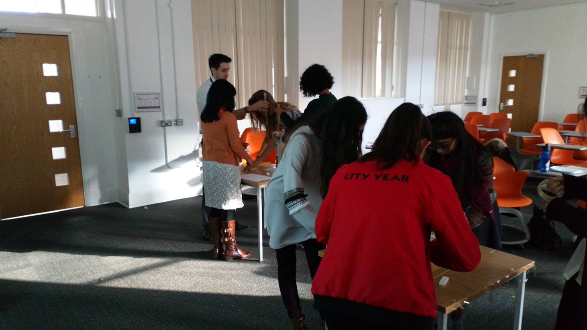 CityYearUK's tweet photo. Thanks for having us today @AstonCareers, we really enjoyed delivering a Mock Assessments Skills Workshop to your students! #CYEvents https://t.co/8Qk284rZAY