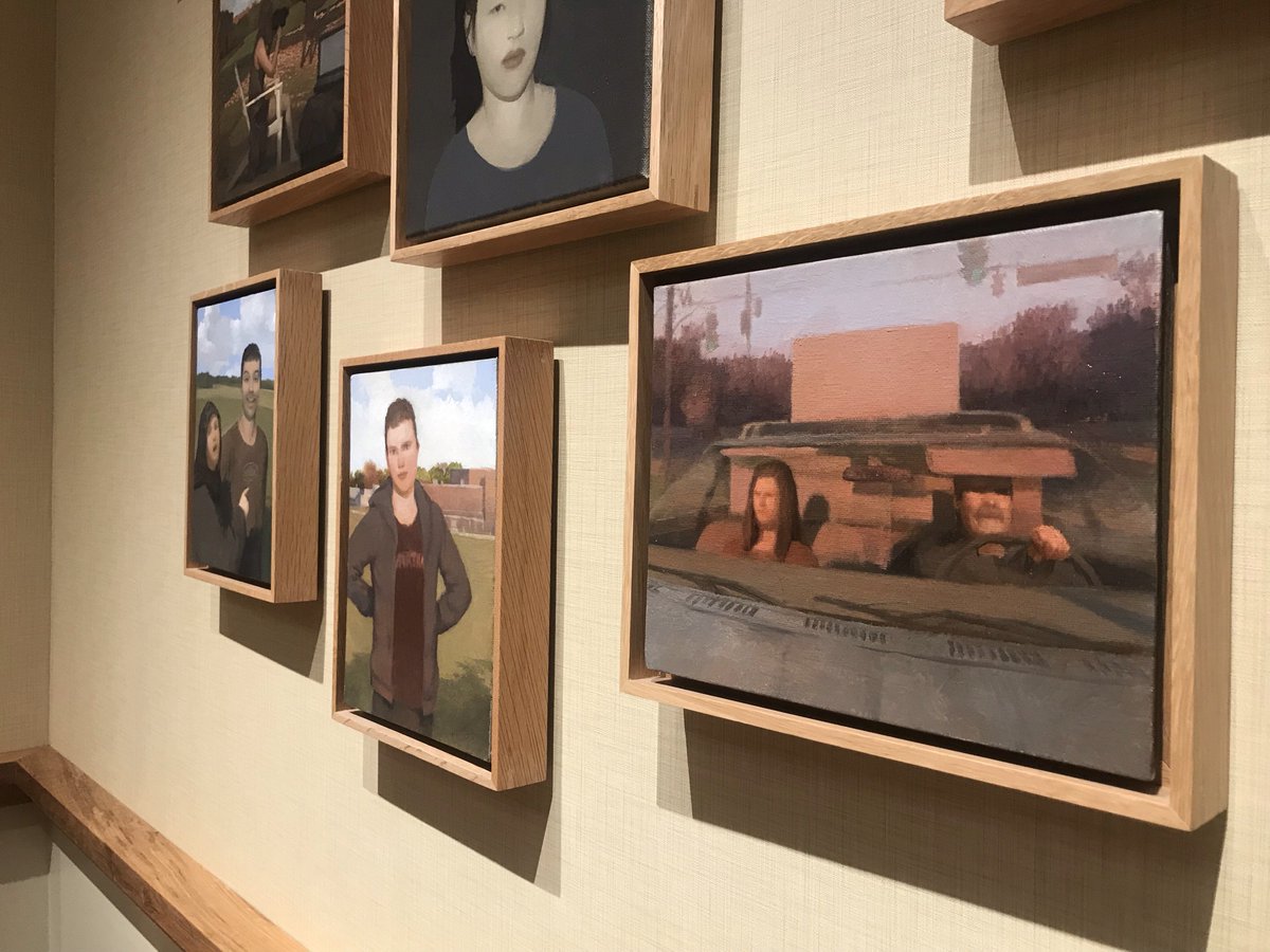 InnAtSwarthmore's tweet photo. Artist Credit: Eberhard Froehlich ‘86 “I’m not interested in expressing my individuality through my work. I want to disappear from the painting and have viewers relate to it through their own memories and associations” 
-quote taken from The Inn at Swarthmore Art Collection book https://t.co/IxPW8zVZ69