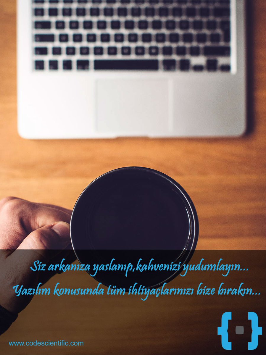 Siz isteyin,biz yanınızdayız...  codescientific.com #yazilim #danışmanlık #eğitim #webtasarim #webyazılım