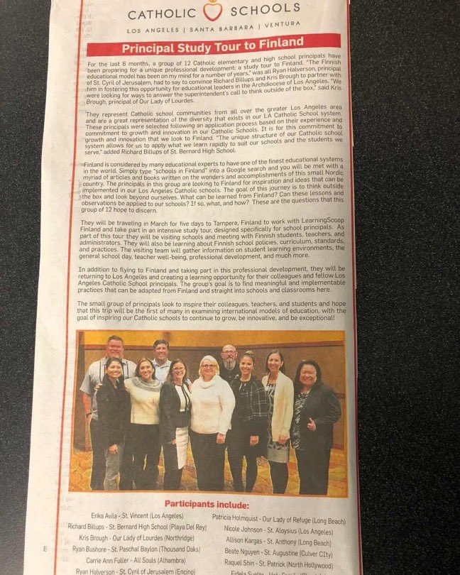 OLLNR_Principal's tweet photo. Happy to be a part of this terrific group. #CatholicSchoolPride #CSW19 https://t.co/hpeI0bRe1h