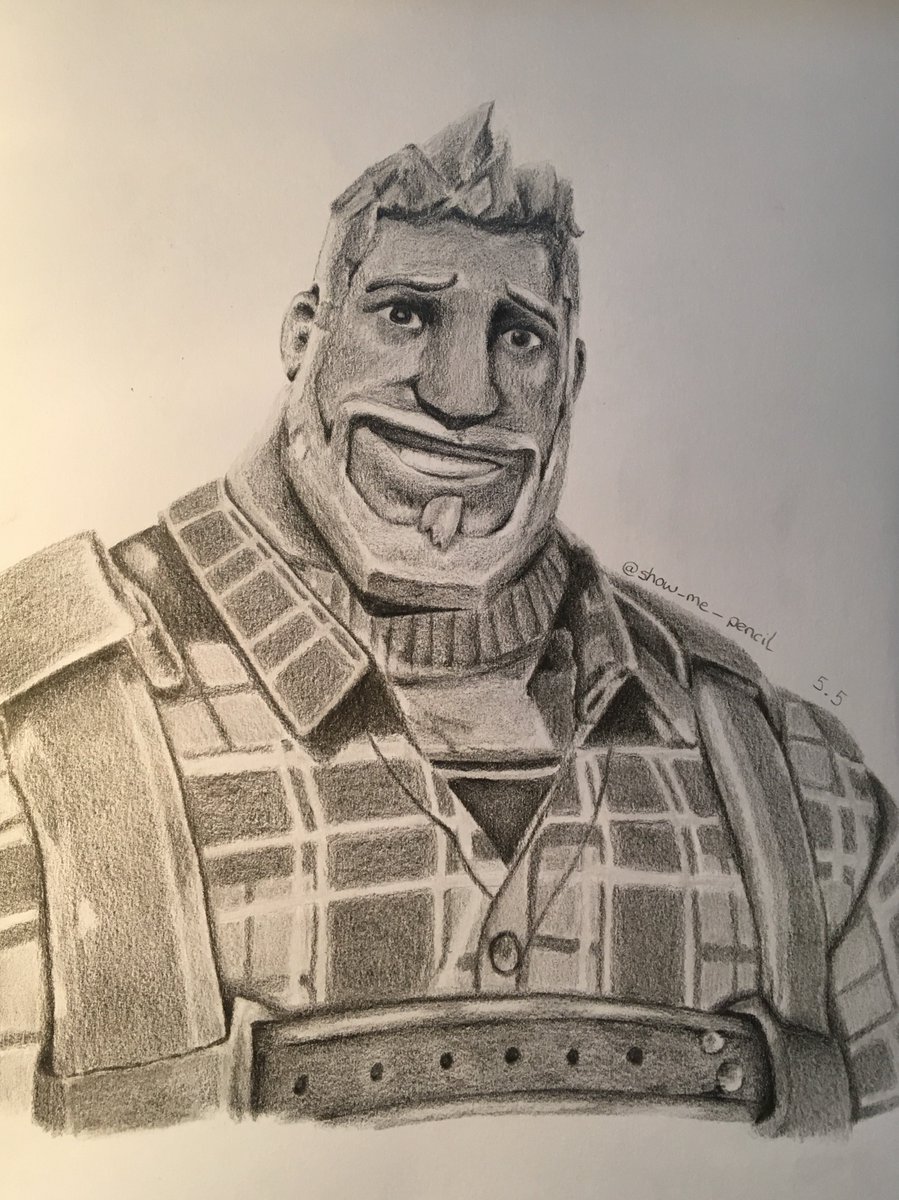 I took on drawing Blitzen Base Kyle from #FortniteSTW. Took a while but got there in the end :D #Fortnite