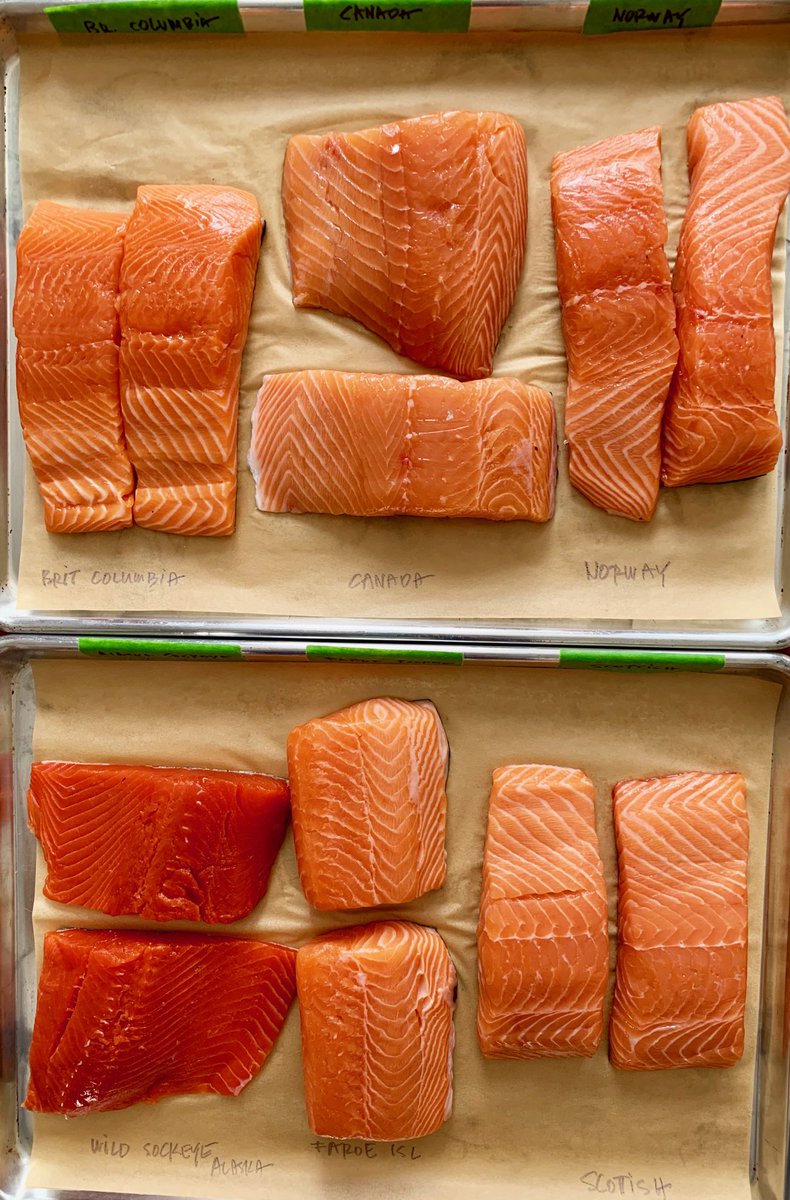 Sheryl Julian A Twitter Do You Know The Difference Between Scottish Farmed Salmon And Norwegian They Look The Same They Re Not Green Tape On Sides Of Pan List Country Of Origin So