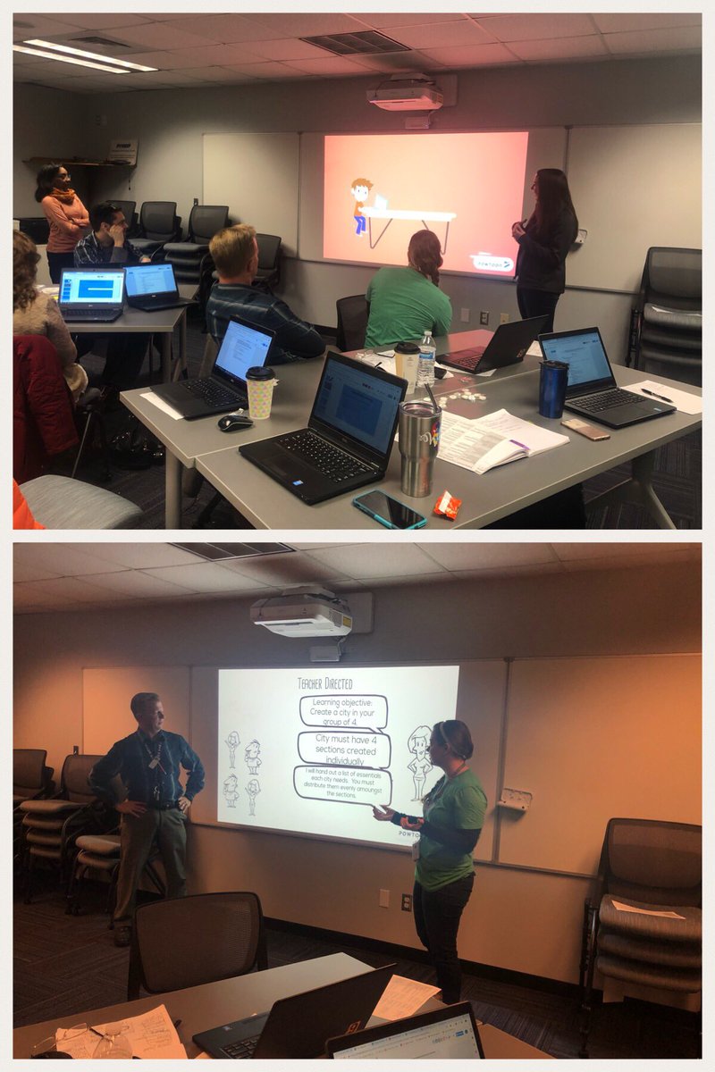 pfisdit's tweet image. @BrookhollowES teachers sharing what a #FutureReadyLearning classroom looks like! @PowToons @GoogleForEdu @readwritethink @StoryboardThat #pfisdit @pfisd
