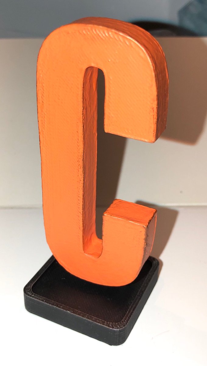 jostly's tweet photo. Blender -> FlashForge Finder -> Citadel Paints #first3dprint https://t.co/r0ZrrSw6Ub