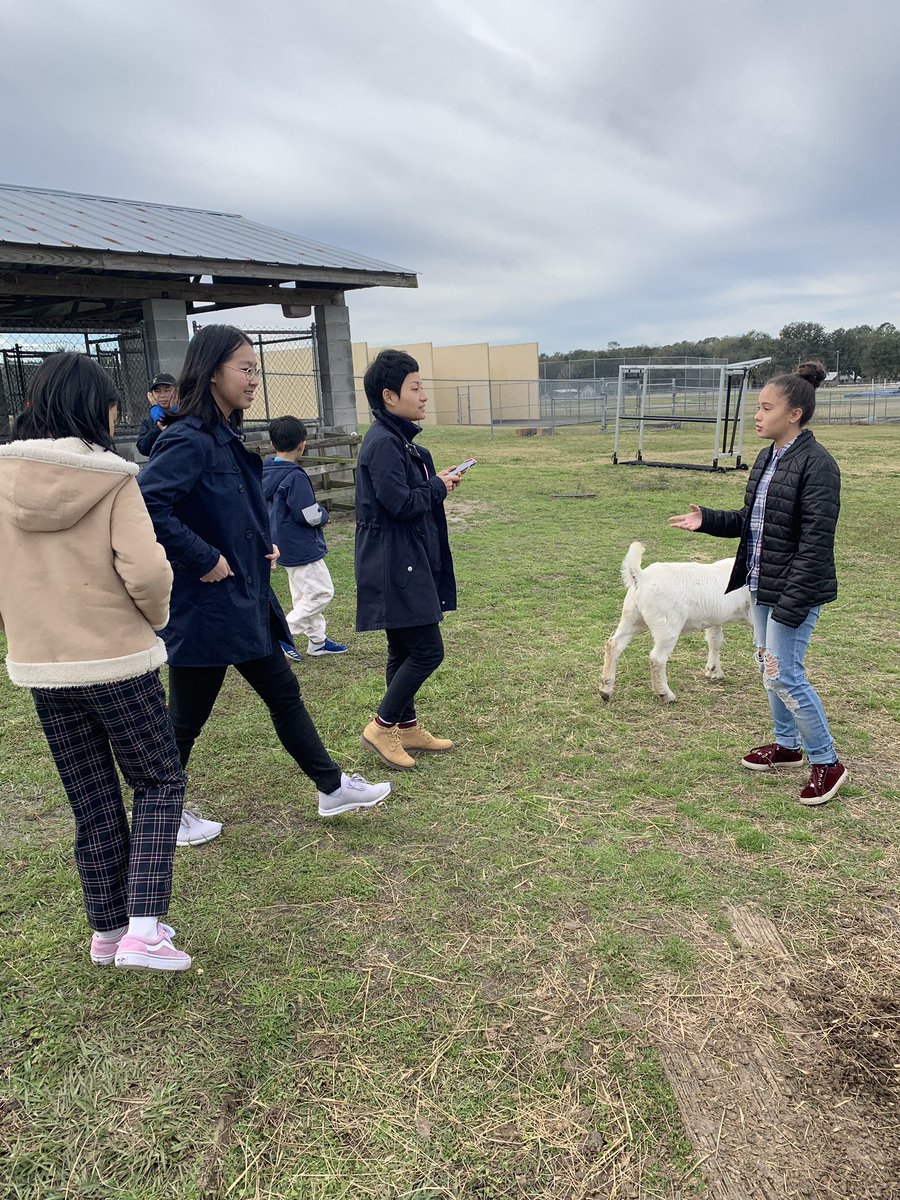 BMSPantherPride's tweet photo. Visiting the animals #BMSFFA https://t.co/aVyPxTP9O2