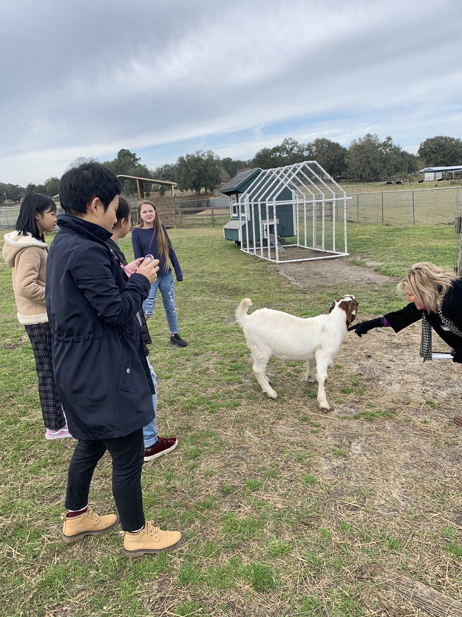 BMSPantherPride's tweet photo. Visiting the animals #BMSFFA https://t.co/aVyPxTP9O2