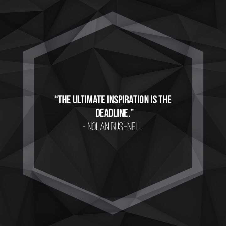 bfbdesign's tweet photo. No truer words have been spoken! Working on a number of deadlines today and feeling very creative and inspired! #hustle #motivation #deadline #creative #inspiration https://t.co/dYX3kkPGqF