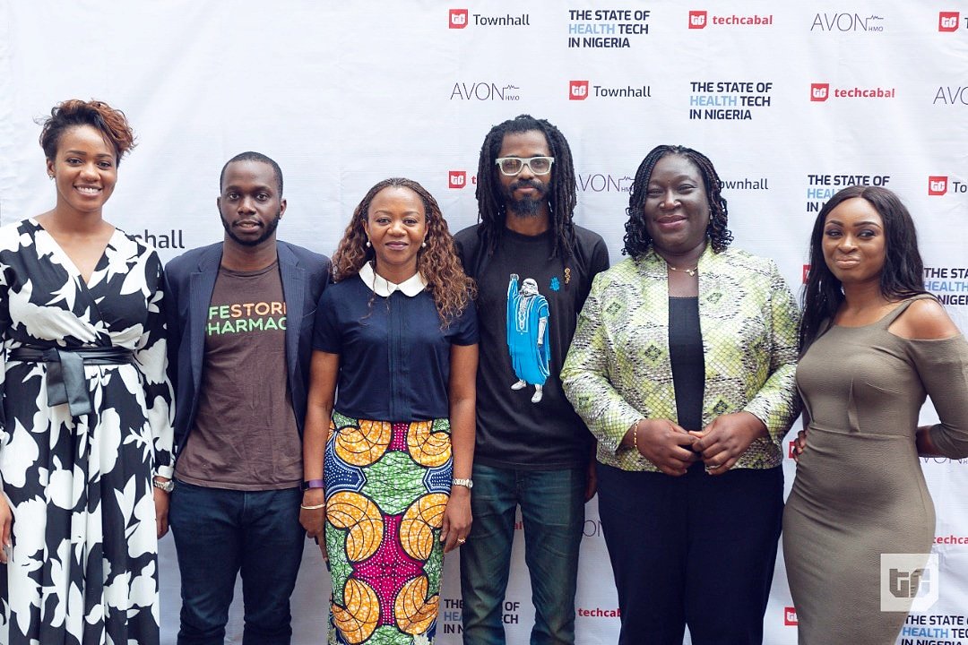 AVONHMO's tweet photo. Our CEO @BelloSimbo with @EzinneAnyanwu of @efferentgroup, Bryan Mezua of Banyi Ventures; @MrBankole of @techcabal; @AOAdebakin of @my_medicines, and Dr Ola Brown of @FlyingDoctorsNG at #TCTownhall: The State of Health Tech in Nigeria.

Proudly supported by Avon HMO. https://t.co/bFWFdCJdql