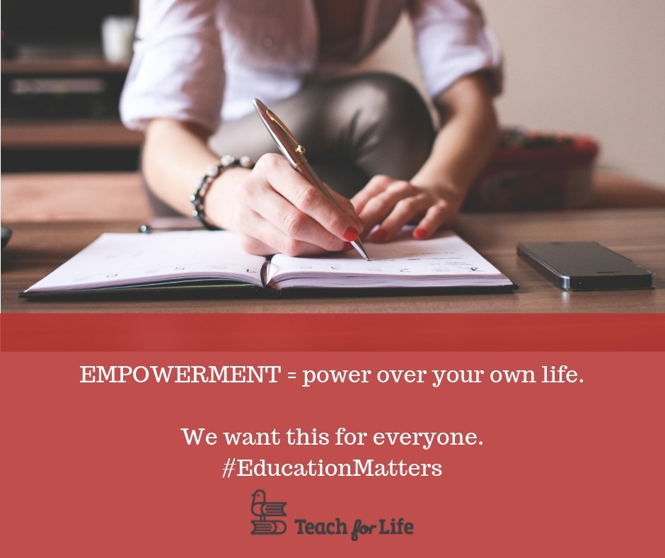 TeachforLife_'s tweet photo. #EducationMatters #TeachforLife #Empowerment https://t.co/UNtsqOiUT9