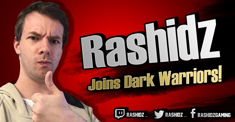 Le damos la bienvenida a nuestra nueva disciplina de deportes electrónicos, el exitoso juego de Nintendo: Super Smash Bros Ultimate!

Y lo hacemos anunciando a nuestro primer jugador profesional y streamer: <a href="/Rashidz_/">Rashidz</a>!

Entérate de todas las novedades acá bit.ly/DWSSBU